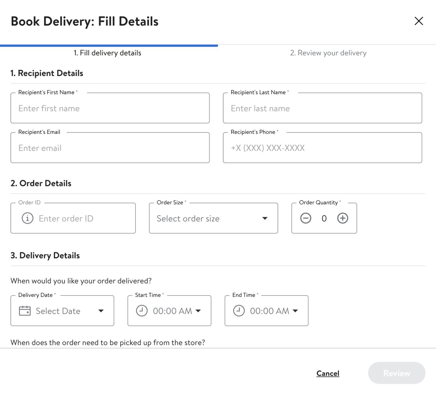 Walmart GoLocal Delivery Service